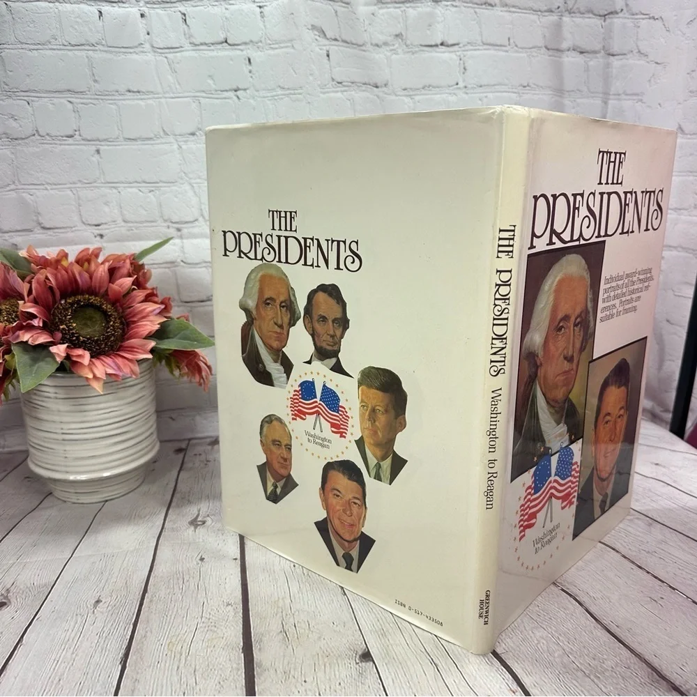 vintage 1984 The Presidents Portrait Collection hardcover Book